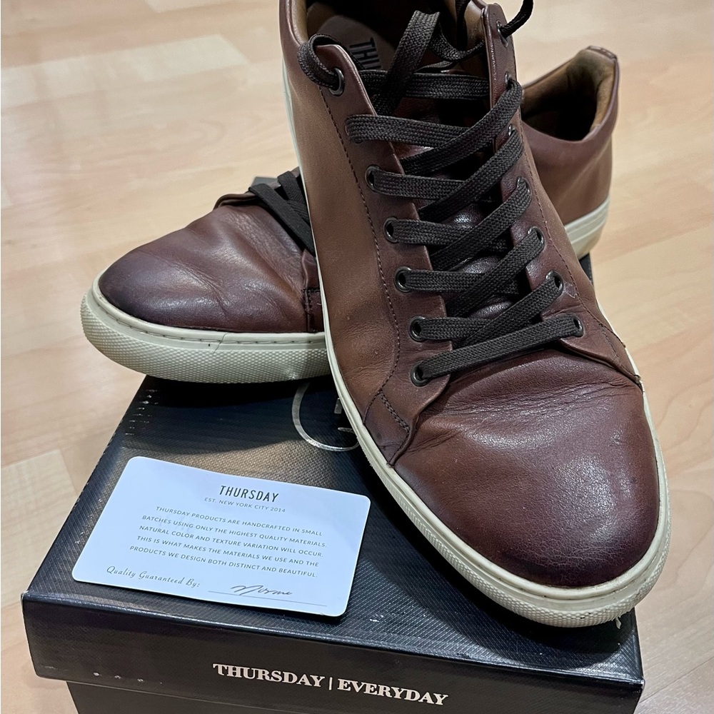 Thursday Low Top Sneakers Men 10.5 Coffee